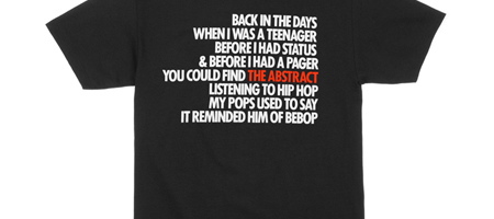 Alife x Q-Tip &acirc;&euro;&oelig;Lyrics To Go&acirc;&euro; Tee