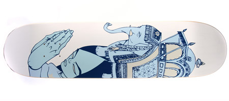 Upper Playground x Sam Flores Skate Deck