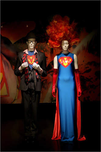 High Flying Superheroes Meet High Fashion Design