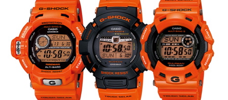 Casio G-Shock â€œMen in Rescue Orangeâ€ Pack