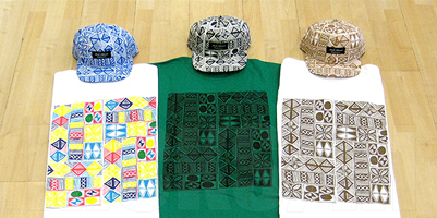 KICKS/HI “Tapa” Snapback Caps & Tees
