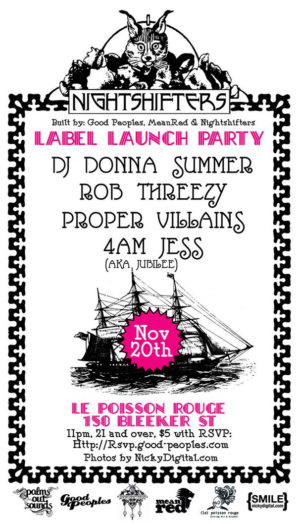Label Launch Party Tonight!