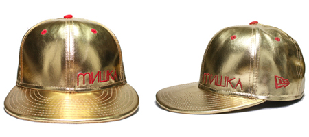 Mishka Gold Foil Cyrillic New Era