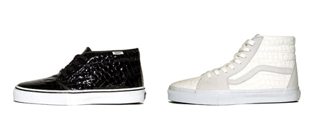 Vans Vault – Patent Croc Skate Hi & Chukka