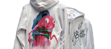 Zero Friends x Alex Pardee “The Backpack” hoodie