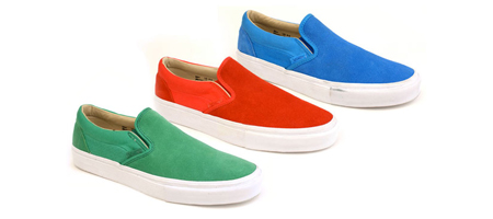 Vans Tonal Suede Slip-Ons