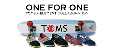 Toms x Element One For One Program