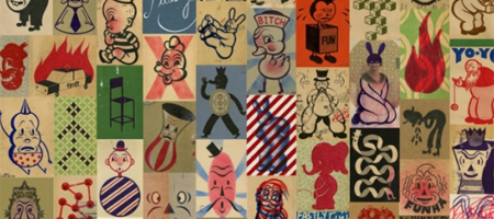 Gary Taxali Exhibit @ Jonathan Levine Gallery
