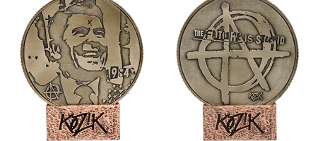 Frank Kozikâ€™s Anarchy/Reagan Coin Bank