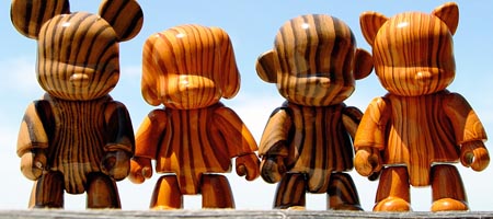 Wood Grain Style Qee Collection