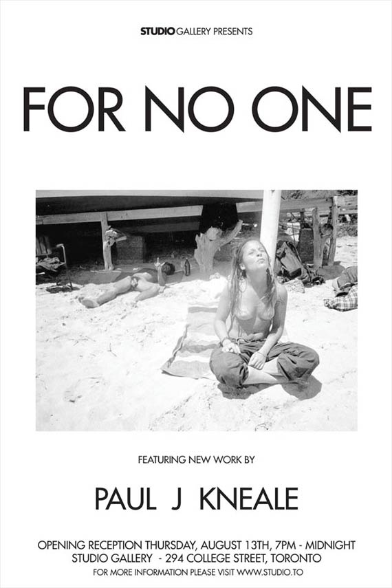 Paul J Kneale: For No One Exhibition Paul J Kneale: For No One Exhibition