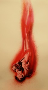 NEW dixon painting / Series on paper / BLAZE