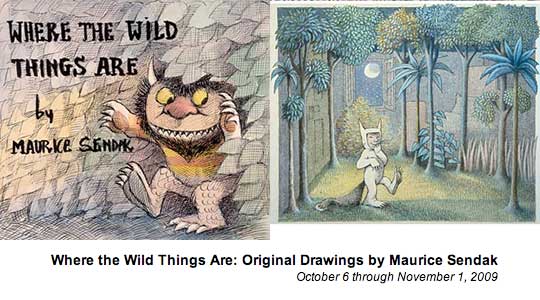 'Where The Wild Things Are Original Drawings By Maurice Sendak' Exhibition