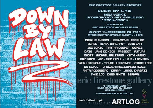 Down By Law at The Eric Firestone Gallery