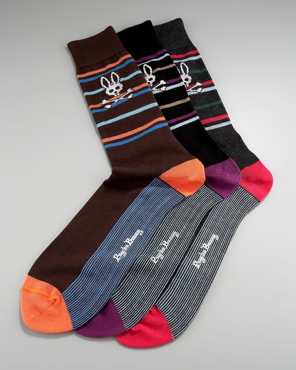Psycho-Bunny-Striped-Socks