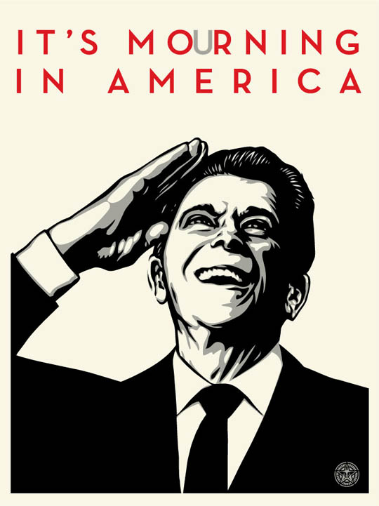 Obey ‘It’s Mourning in America’ Poster