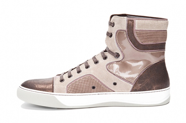 Lanvin Fall/Winter 2011 High-Top Taupe Sneaker