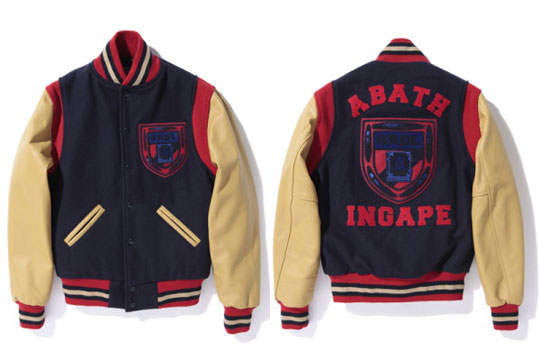 Bape x Ebbets Field Flannels Varsity Jacket
