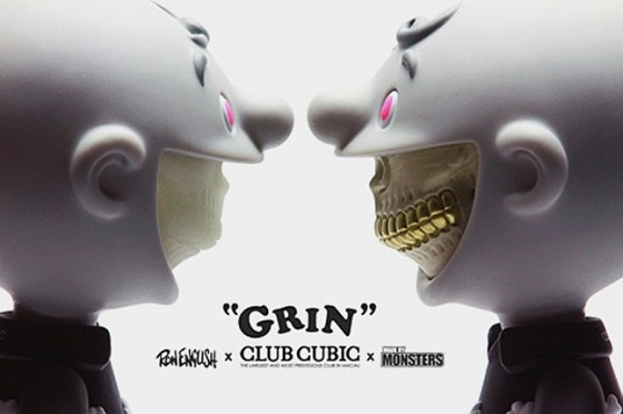 Ron English â€˜Grinâ€™ Figurine