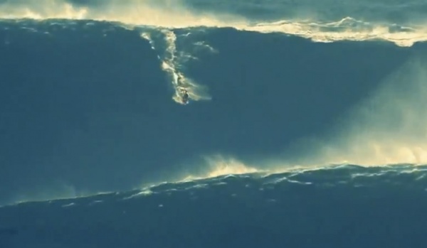 Video: Garrett McNamara Surfs Record-Breaking Wave