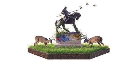 Josh Keyes – “Sprout” Exhibition