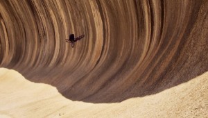 Video: BMX Rider Danny Campbell Drops In At Wave Rock, Australia
