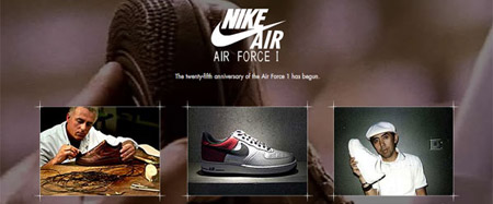 Nike Official Air Force One 25th Anniversary Website