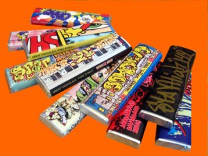 Graffiti Chocolate Bars