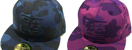 Bape Camo New Era Caps