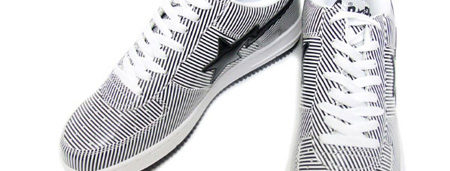 A Bathing Ape Pinstripe Bapesta
