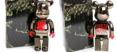 Undefeated x Stussy x Hectic FMJ 400% Full Metallic Jacket Bearbrick