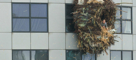 Benjamin Verdonck’s Giant Nest in Rotterdam