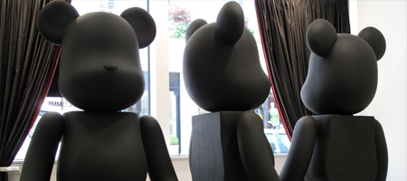 The Black Bearbrick Shop at Dover Street Market