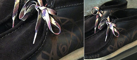 Futura Laboratories x Clarks Atomic Wallabee Boots