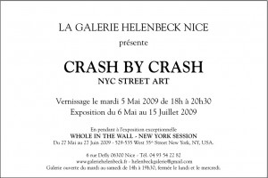 Crash Exhibition, Nice, 2009