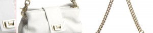 Kaila Pebble Bag in White Moon