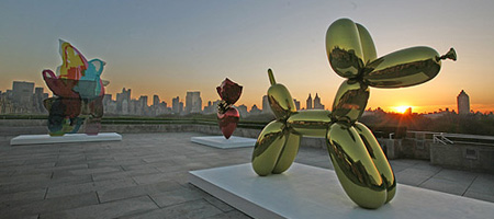 Jeff Koons Cantor Roof Garden Exhibition