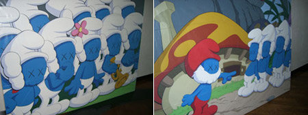 Pharrell’s New Paintings by KAWS