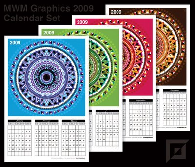 “Cycles & Seasons” 2009 Calendar Set.