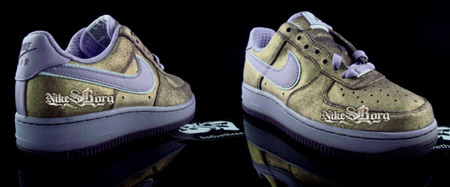 Nike Air Force 1 Low – Gold and Purple