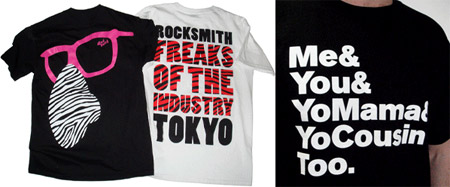 New Rocksmith Tees