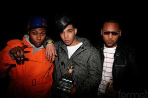 Drake and Trey Songz Video Shoot