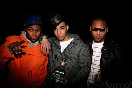 Drake and Trey Songz Video Shoot