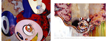 Takashi Murakami Paintings on Honeyee