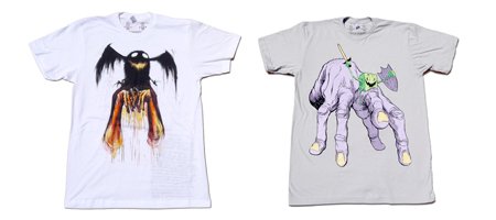 Zerofriends ‘The Real Batman’ and ‘Hand Rider’ Tees
