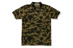 A Bathing Ape “Apesta” 1st Camouflage Polo Shirt