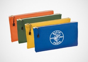Klein Tools Canvas Zippered Pouches