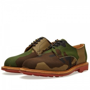 Mark McNairy Red Ridgeway Camo Gibson Shoe