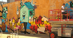 Video: Dabs Myla, Craola and Tyke Witnes Mural