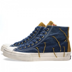 Visvim Skagway Hi Denim Patchwork Sneaker